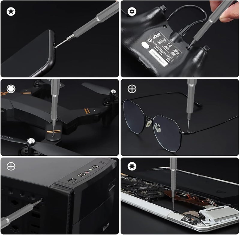 Tanso Precision Screwdriver Set 33-In-1 Small Screwdriver Set,Mini Screwdriver Kit Magnetic Professional Electronic Repair Tool for PC,Computer,Laptop,Iphone,Cell Phone,MacBook,Tablet,Watch,Glasses - Image 5